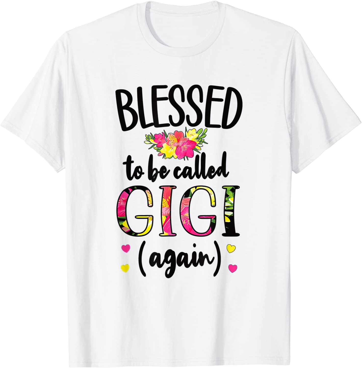 Blessed Gigi Again New Grandma Gigi Promoted To Gigi 2022 T-Shirt