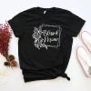 Blessed Mama Floral Mom Mother's Day 2022 Shirt