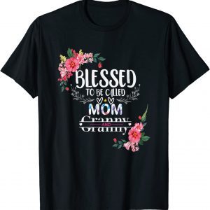 Blessed To Be Called Mom And Granny Mother's Day Classic Shirt