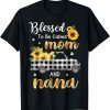 Blessed To Be Called Mom And Nana Cute Sunflowers Classic T-Shirt