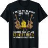 Bonfire Was Lit And Country Music Started Playing Guitar T-Shirt