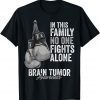 Brain Tumor Awareness Month Boxing Gloves Gray Cancer Ribbon Classic Shirt