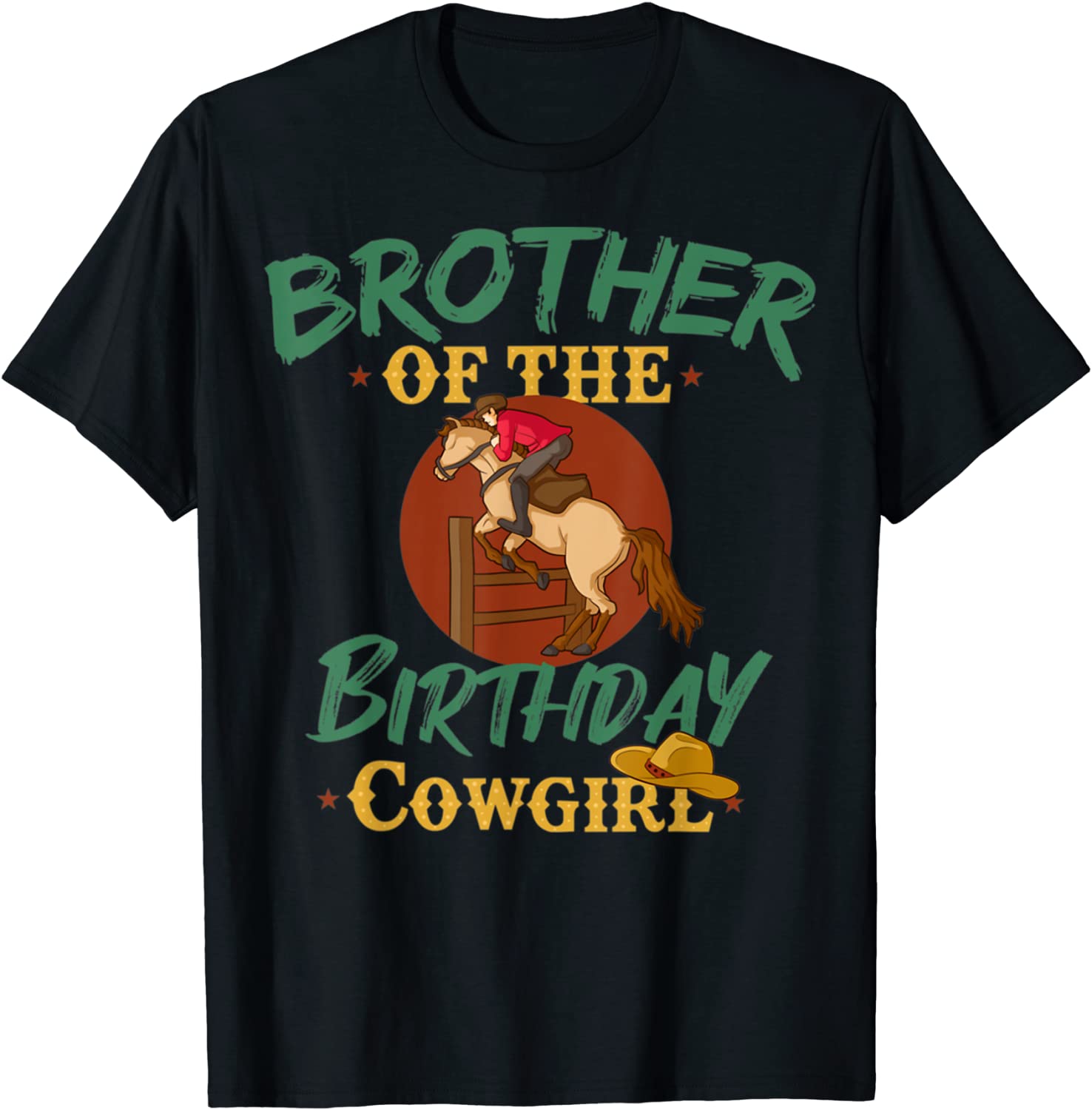 Brother Of The Birthday Girl Western Riding Horse Country 2022 Shirt