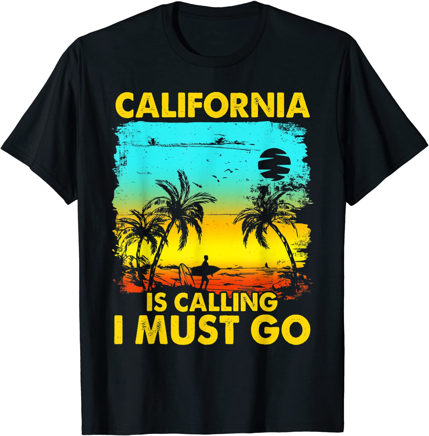 California Is Calling I Must Go Beach Vacation Family 2022 Shirt