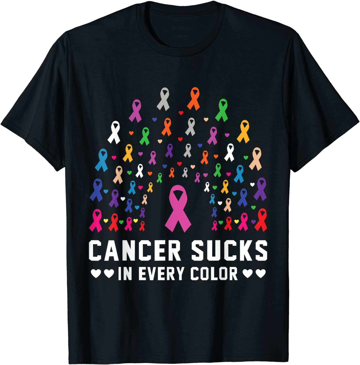 Cancer Sucks In Every Color Fighter Classic Shirt