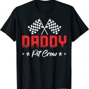 Car Racing Birthday Party Family Matching Daddy Pit Crew Classic Shirt