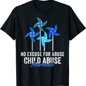 Child Abuse Prevention Awareness Month Blue Pinwheel 2022 Shirt
