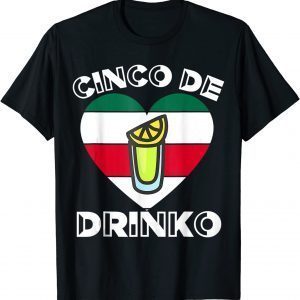 Cinco De Drinko Bartender De Mayo Tequila Lover 2022 Shirt