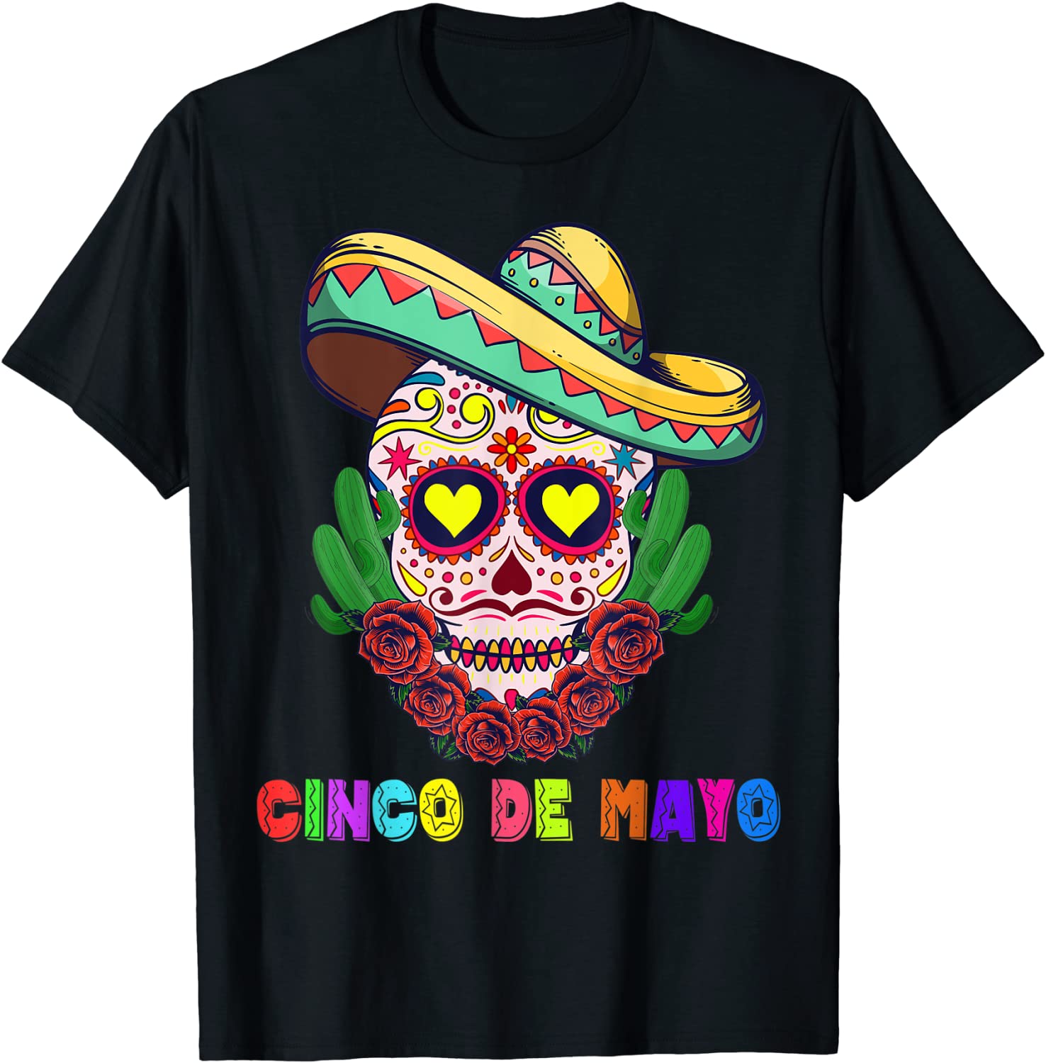 Cinco De Mayo Mexican Cross Sunglasses Skull Mustache Fiesta 2022 Shirt