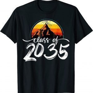 Class Of 2035 Kindergarten Pre K Grow With Me Graduation 2022 T-Shirt