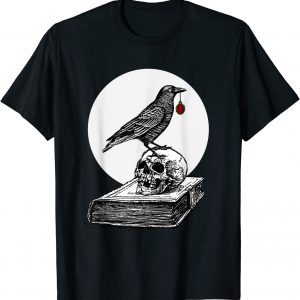 Crow Skull Magical Alchemy Gothic Occult Full Moon 2022 Shirt