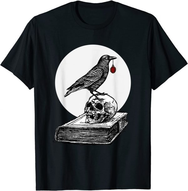 Crow Skull Magical Alchemy Gothic Occult Full Moon 2022 Shirt