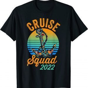 Cruise Squad 2022 Cowhide Leopard Anchor Cruising Fans Limited Shirt