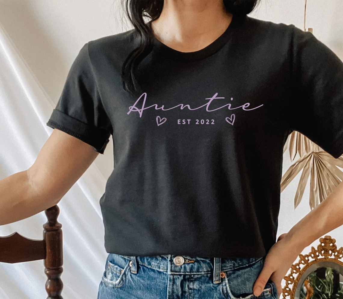 Customized Auntie Est 2022 Mother's Day Classic Shirt