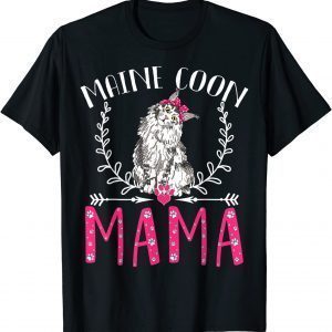 Cute Maine Coon, Main Coon Mama Mother Day Classic Shirt