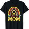 Cute Rainbow Ball Mom Softball Mama Mother's Day 2022 Classic Shirt