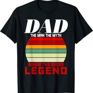 Dad The Man The Myth The Legend Father's Day Vintage T-Shirt