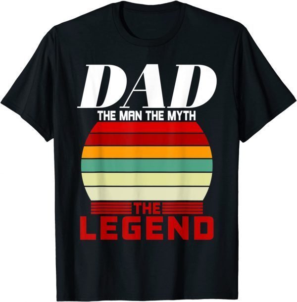 Dad The Man The Myth The Legend Father's Day Vintage T-Shirt