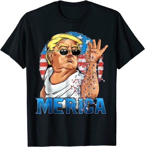 Donald Trump Salt Merica Freedom 4th of July 2022 Shirt