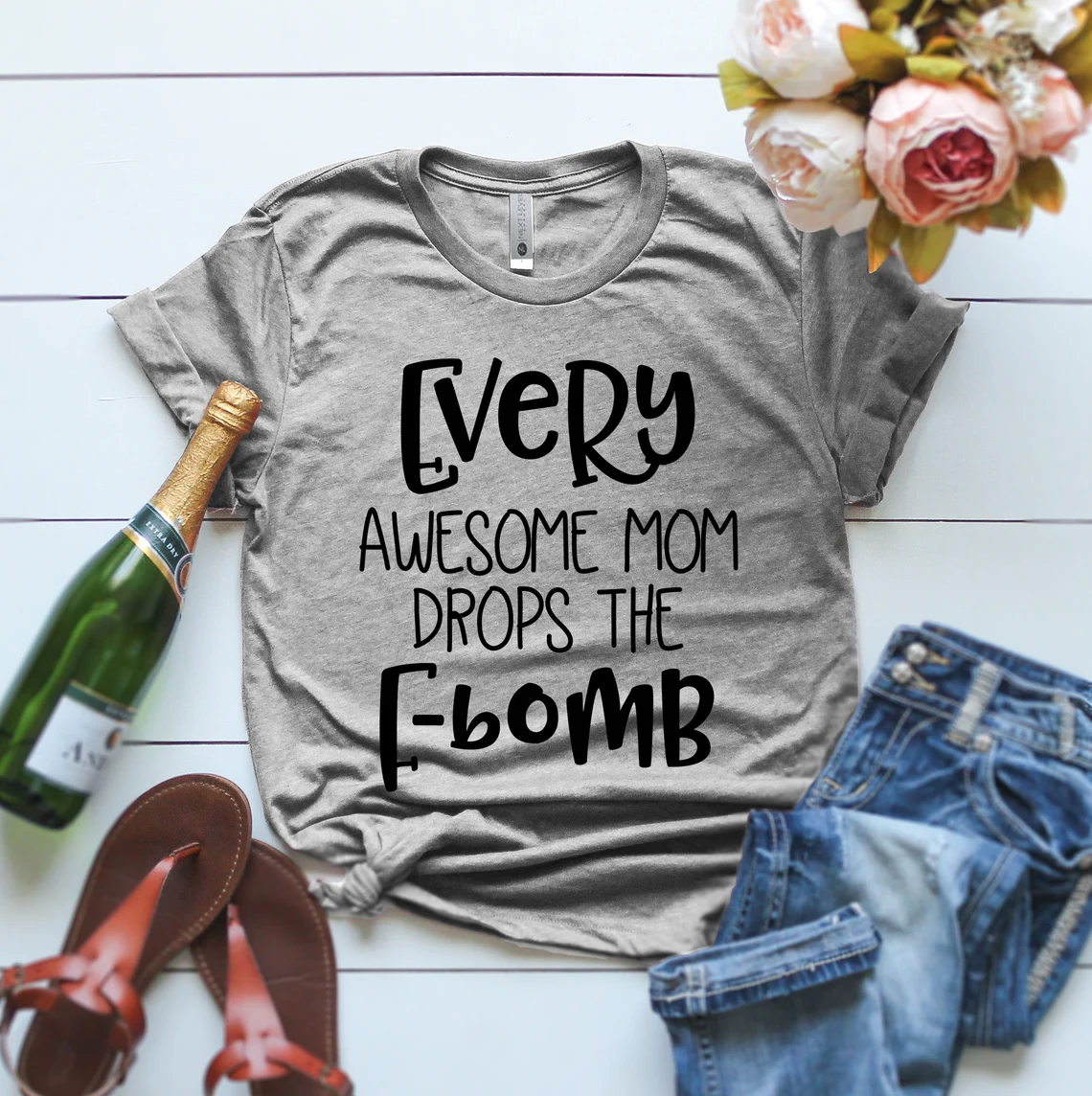 Every Awesome Mom Drops the F Bomb Mother's Day 2022 Shirt