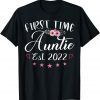 First Time Auntie est. 2022 Mothers Day New Mom Classic Shirt