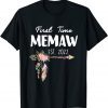 First Time Memaw Est. 2022 Promoted To New Memaw Memaw 2022 T-Shirt