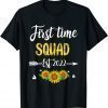 First Time Squad New Mom Est 2022 Mother's Day 2022 Shirt