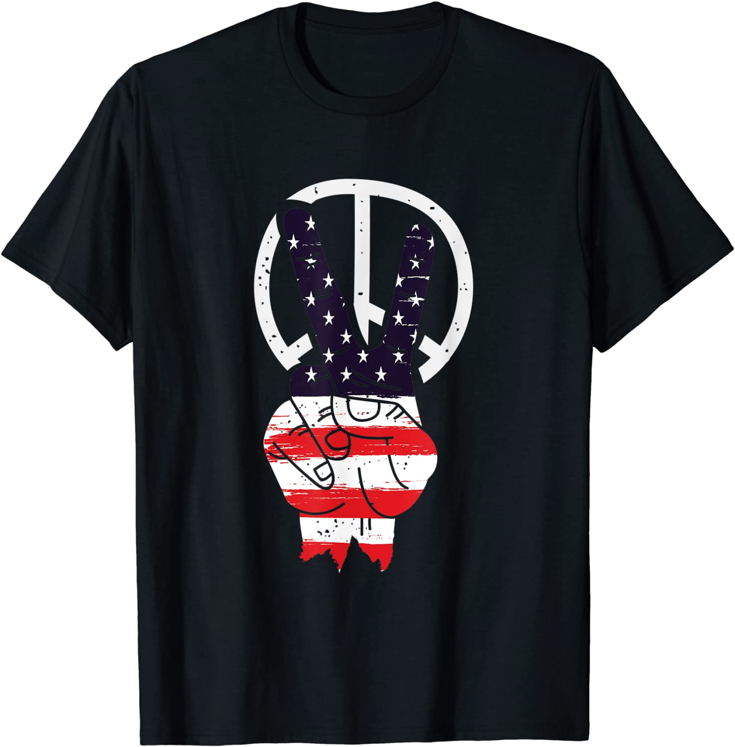 Fourth 4th of July American Flag Peace 2022 Shirt