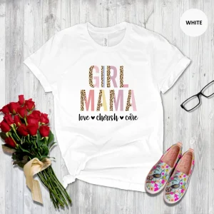 Girl Mama Love Cheris Care Leopard Print Mother's Day 2022 Shirt