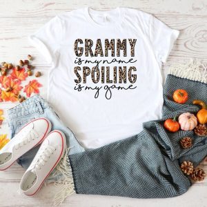 Grammy Is My Name Spoiling Is My Game Mother's Day 2022 Shirt