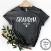 Grandma Est. 2022 Mothers Day Tee Shirt