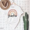 Grandma with cute rainbow print Nana rainbow 2022 Shirt