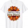 Happiness Is Being A Mom And GG Sunflower Mothers Day Classic Shirt