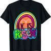 He Is Risen Rainbow Christian Jesus Happy Easter Day T-Shirt