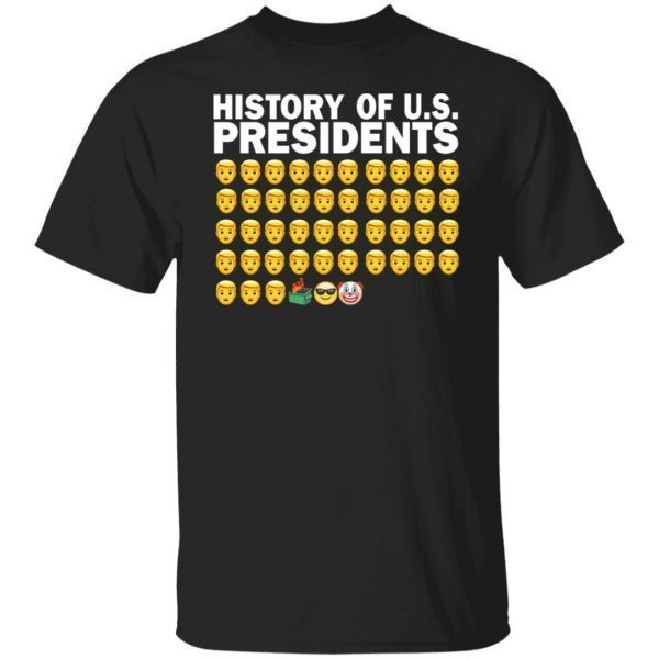 History of presidents shirt