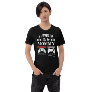 I Leveled Up To Mommy Est 2022 Mother's Day Shirt