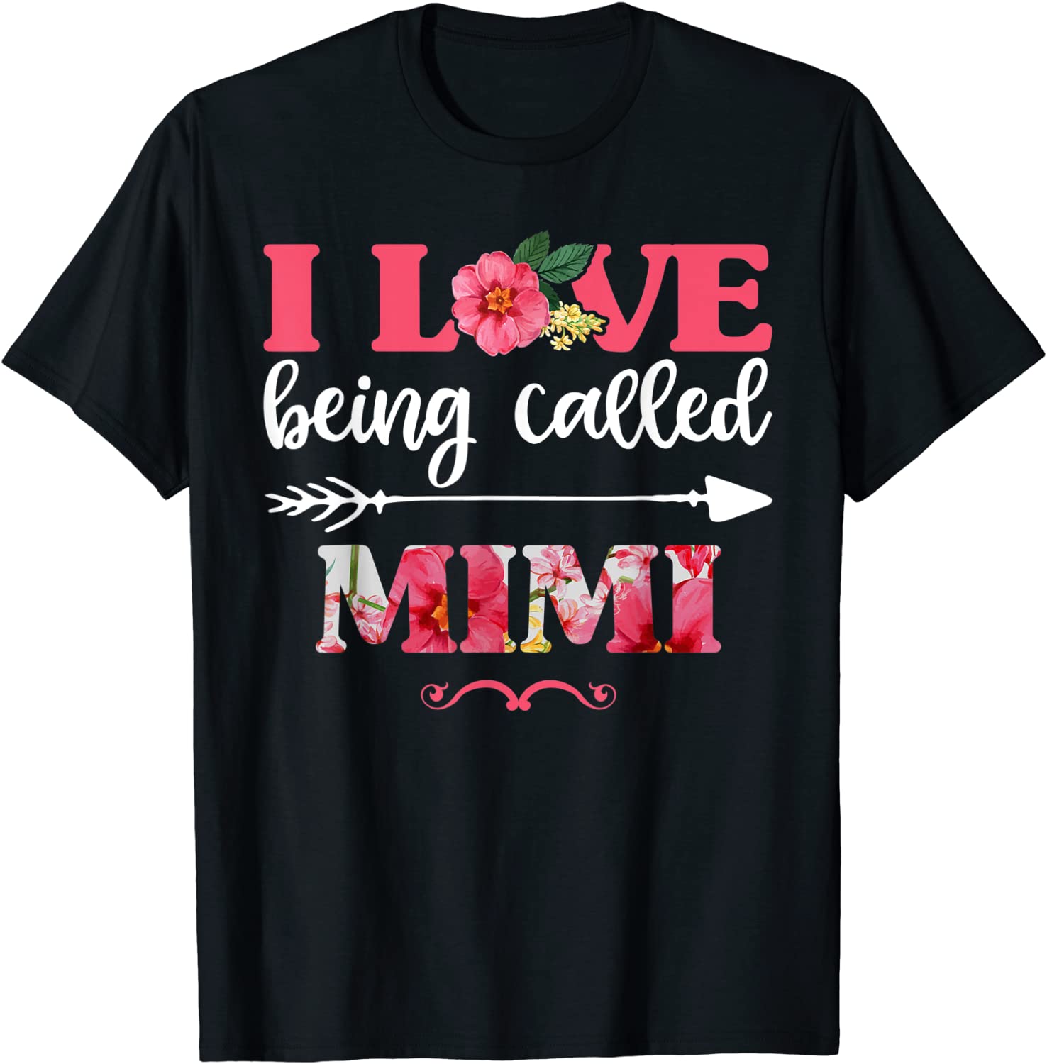 I Love Being Called Mimi Floral 2022 Shirt