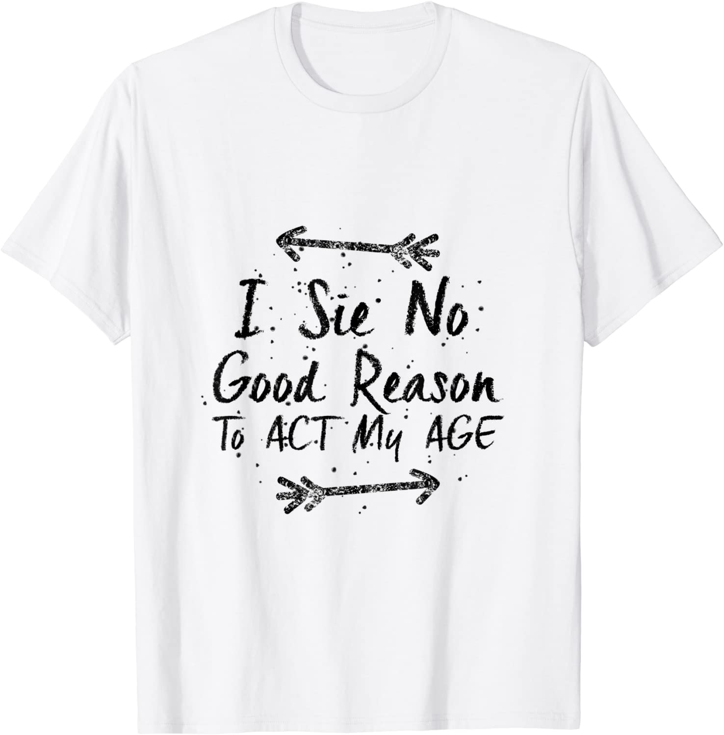 I See No Good Reason To Act My Age Classic Shirt
