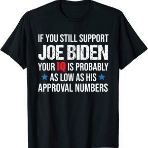 If You Still Support Joe Biden Your IQ Is Probably Lower Classic Shirt