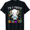 I'm A Proud Autism Titi Cute Elephant Puzzle Piece 2022 Shirt
