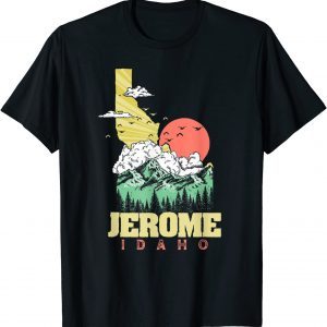 Jerome Idaho Outdoors, Nature & Mountains Vintage State Classic Shirt