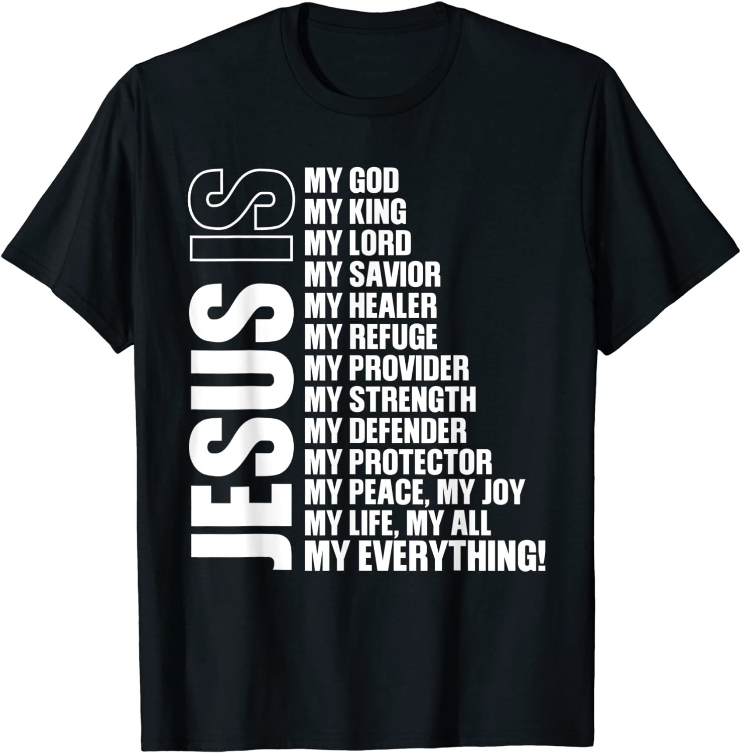 Jesus Is My All My Everything My God Lord Savior 2022 ShirtJesus Is My All My Everything My God Lord Savior 2022 Shirt