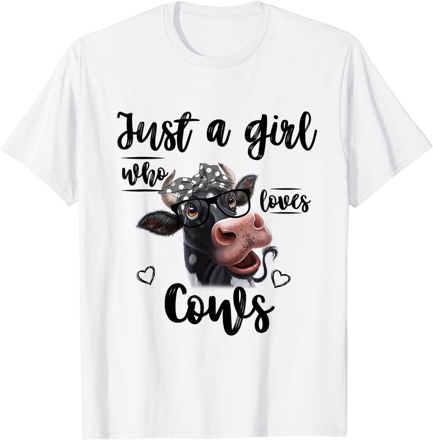 Just A Girl Who Loves Cows Classic Shirt
