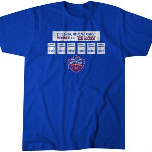 Kansas Basketball Beware of the Champs 2022 Shirt