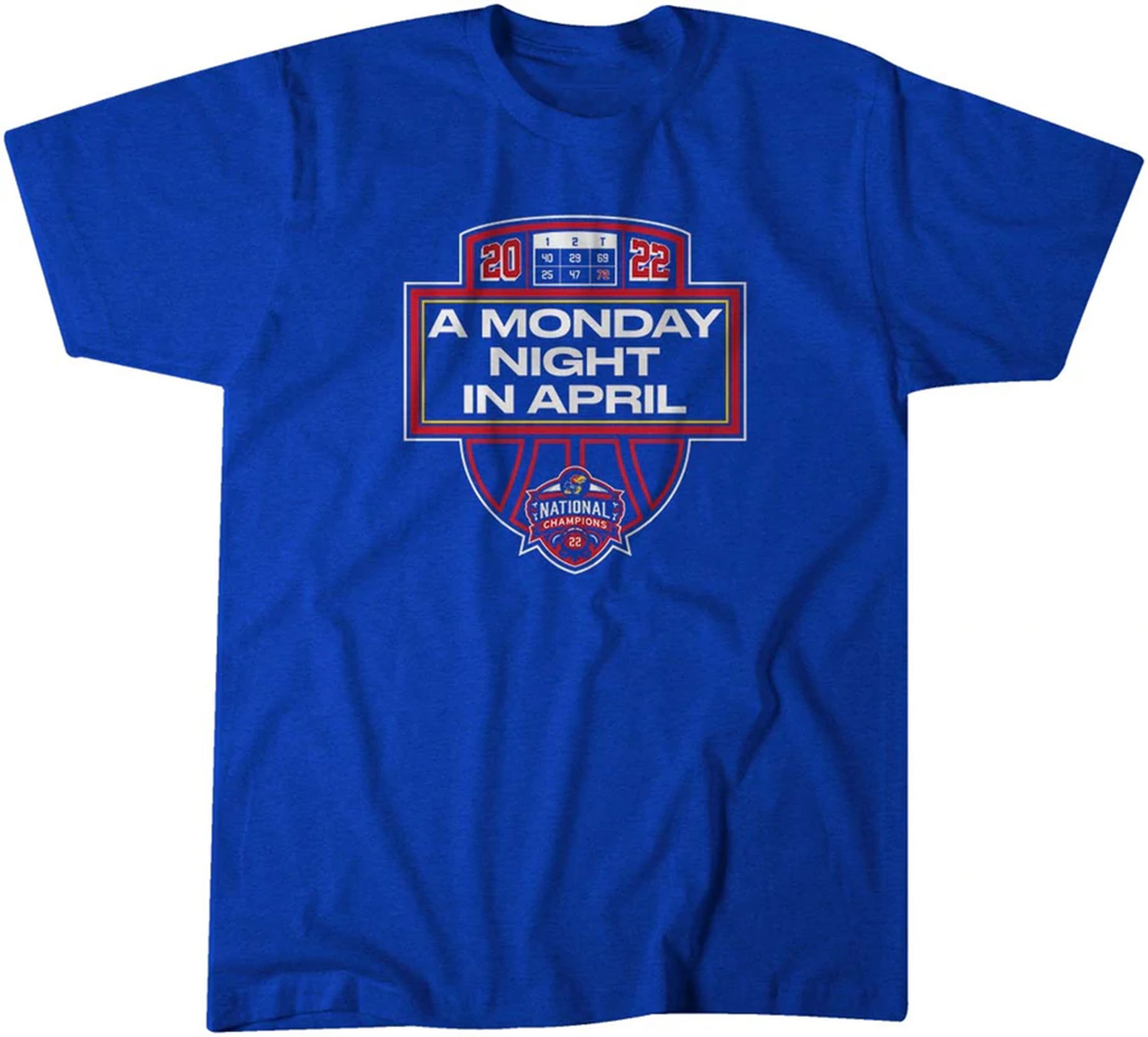 Kansas Basketball Monday Nights in April 2022 Shirt