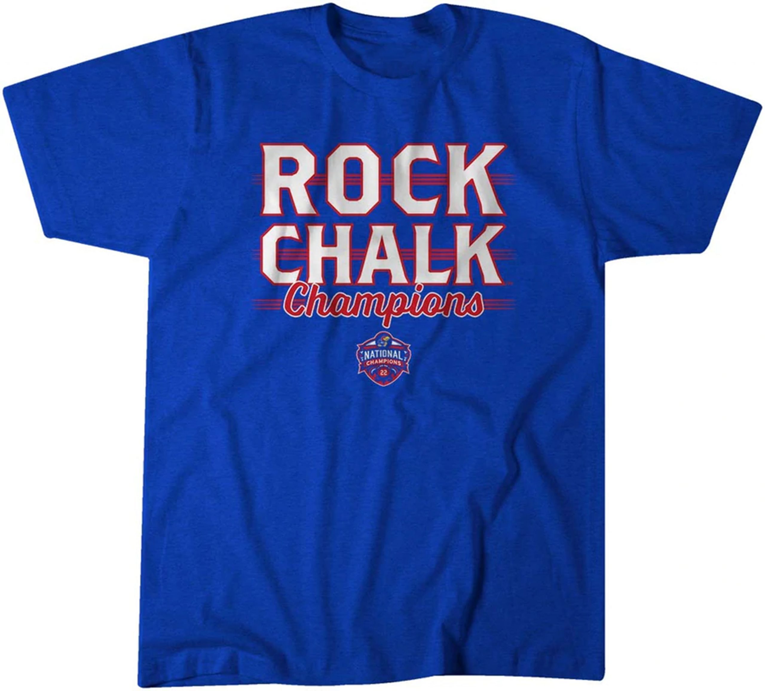 Kansas Basketball Rock Chalk Champions 2022 Shirt