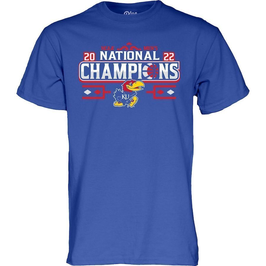 Kansas Jayhawks 2022 Basketball National Champions Bracket T-Shirt2