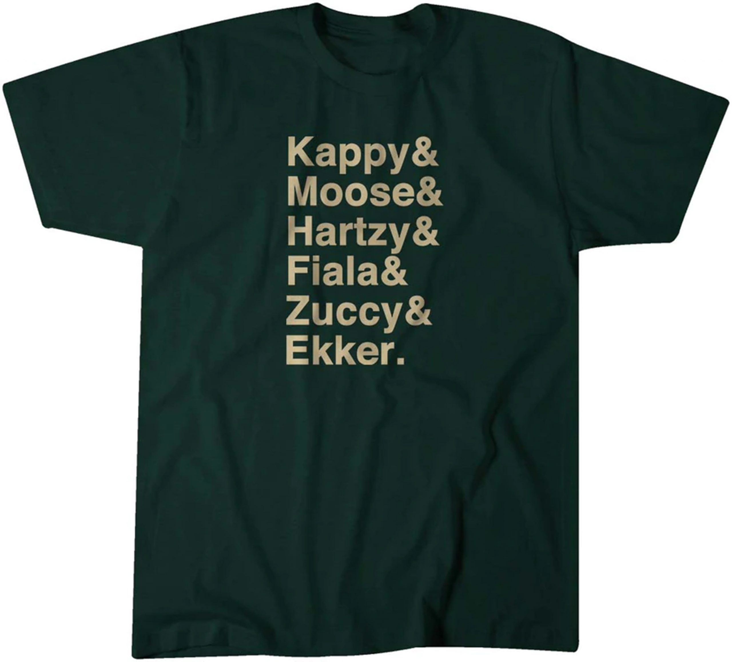 Kappy & Moose & Hartzy & Fiala & Zuccy & Ekker 2022 Shirt