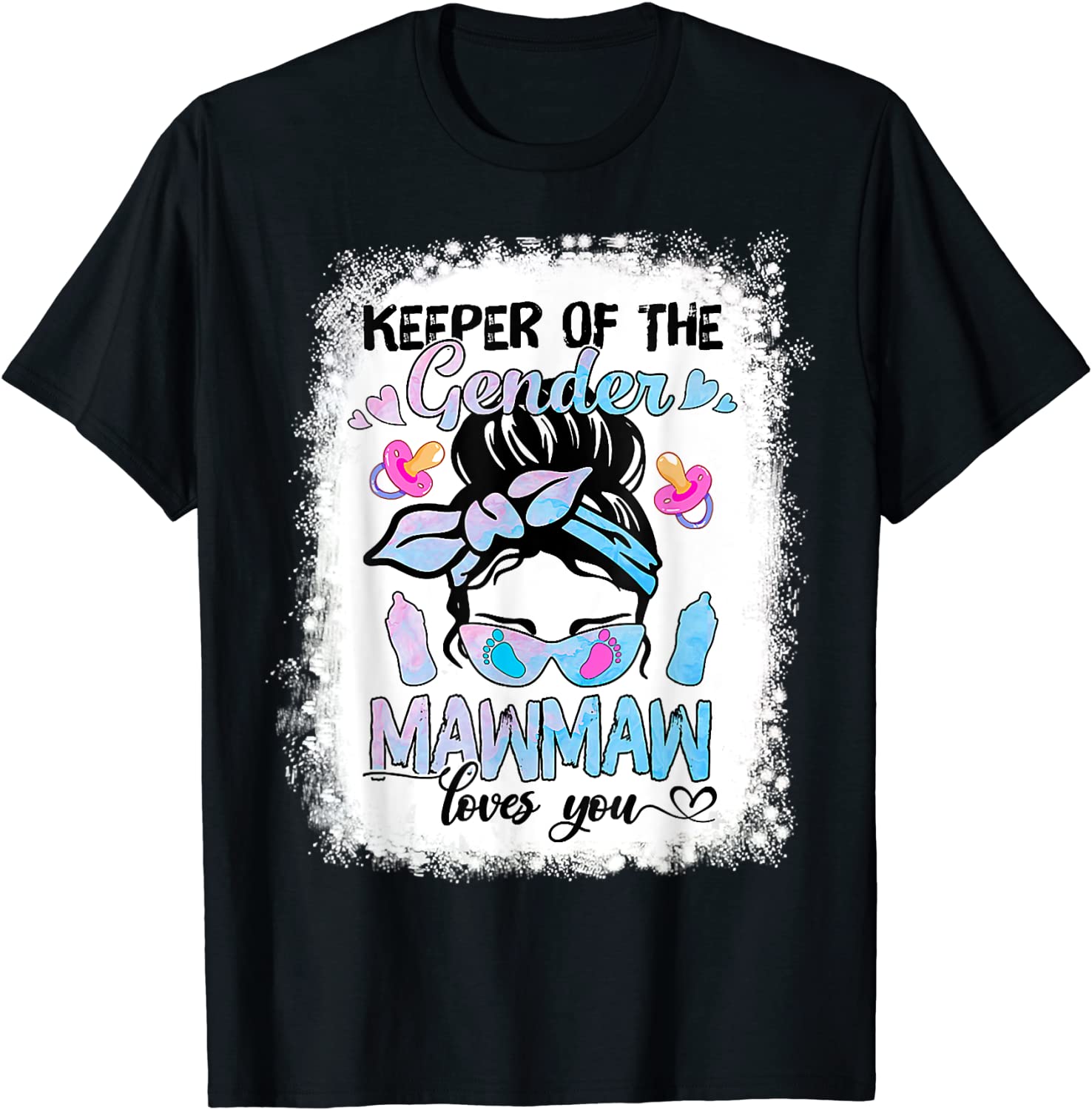 Keeper Of The Gender Mawmaw Loves You Gender Reveal 2022 Shirt