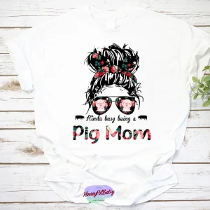 Kinda Busy Being A Chicken Mom Mother’s Day 2022 Shirt